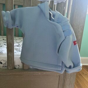 Soft Blue Kids Fleece Jacket